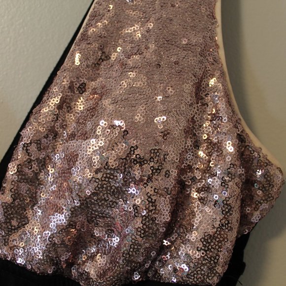 Mini dress with sequence - Picture 5 of 5